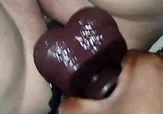 Prostitute's Ass Stretched Wide as She Cums Insanely Hard