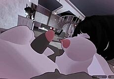 Fucking Plump Cute Girl's Big Ass with Monster Cock