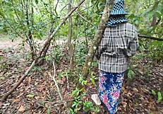 We fuck hard in forest as thai village amateurs pov creampie 4k