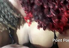 Two guys three big ass women in wild black orgy party chaos