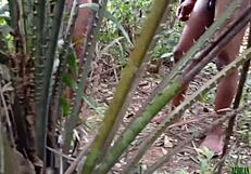 Country BBW Bends Over for Fat Black Pussy Pounding on the Ranch