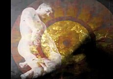 This vintage art shows hairy beaver