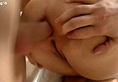 Big Assed Brunette Babe Takes Anal Creampie Virginity Loss