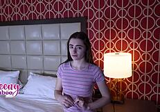 whoa stepdad fills 18yo reese robbins shaved pussy with creampie in homemade pov