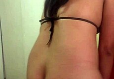 Hey check out this hot latina's sensual solo pussy dance part 2