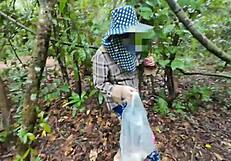 We fuck hard in forest as thai village amateurs pov creampie 4k