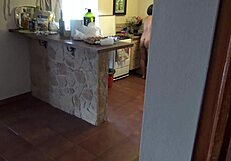 StepMom's Naked Kitchen Tease Unleashes Stepson's Monster Cock