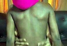 cheating african girlfriend rides boyfriends friends huge nigerian cock after masturbating wildly