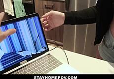 Pranking FAT ASS STEPSISTER Leads to Hardcore Quarantine FUCKING and Bubble Butt Pounding