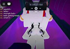 White Roblox Slut Craves Every Inch of Thick Cock Deep