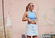 Jayla De Angelis Squirts from Brutal Public Anal in Bilbao with Deep Doggy and Rough Riding