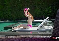 i spy on stepsis showering then ride her in pov