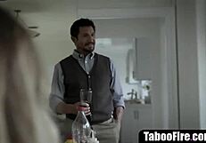 hey those sleazy parents are totally banging the teen stepdaughter's hot bff in wild taboo threesome