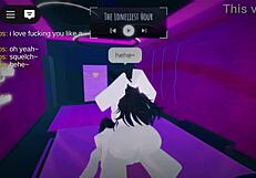 White Roblox Slut Craves Every Inch of Thick Cock Deep