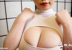 WOW! 「兔子先生」Japanese K Cup Mizuhara Seiko Solo Tit Show Explodes!