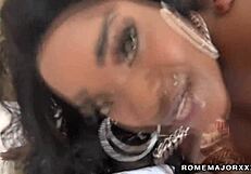 rome major plays with juicy dior's big ass interracial style