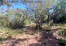 outdoor camper bent over for huge creampie in public forest