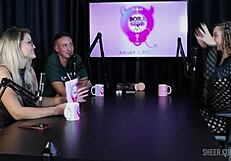 Sheer Red Lingerie Makes Bruna Carlos' Casting Orgasms Unforgettable in Bora Cast Compilation Part 2