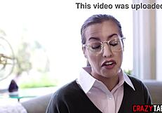 Penny Barber in Suit Licks Spencer Bradley's Big Tits Pussy