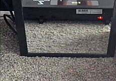 Beautiful black model teases in pleaser heels stripping clothes homemade foot fetish legs toes preview