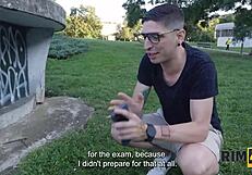 ass eating rimjob looks so damn great on this blonde