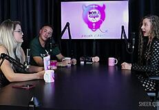 Sheer Red Lingerie Makes Bruna Carlos' Casting Orgasms Unforgettable in Bora Cast Compilation Part 2