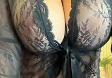 damn girl, that thick pawg latina shaking her fat ass in see-through lingerie...