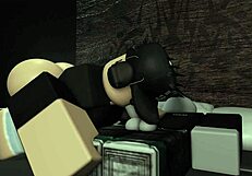 ROBLOX GIRL SUCKS BOYFRIEND'S COCK WHILE HE SLEEPS IN BEDROOM!