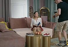 ass eating rimjob looks so damn great on this blonde