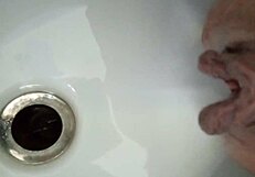 Pregnant donna's fat swollen pussy exposed