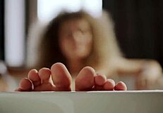 her feet deliver extreme tingles with sexy asmr and binaural beats relaxation