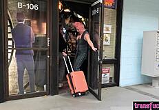 pervy shemale korra del rio pounds tranny kate zoha's ass with huge cock