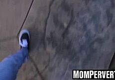 Stepmom, suck my cock then bend over for hard fucking!