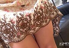 Japanese creampie baptism in the city - aiba futaba