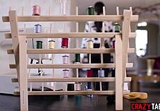 Penny Barber in Suit Licks Spencer Bradley's Big Tits Pussy