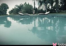 Jillian Janson's blonde solo hints at outdoor masturbation thrills in 4K