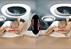 wanna fuck these big tits blondes in outer space reality?