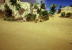 Kim's spear training turns into rough double penetration tease?