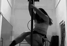 Pinay Heels Pole Dance Turns into Wild Aerial Striptease!