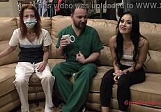 Human Guinea Pigs Blaires Celeste Bound Latex Nurse Humiliation Gaping