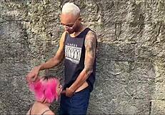 Raw passion surges in black monster cock bareback ass fuck.