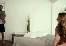 All Natural Addison Vodka Fucks Quinton James In Lingerie Casting Orgasm