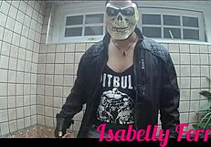 i dress up crossdress with leo skull hot action