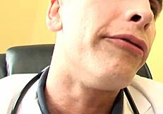 brunette milf mom checks in with doctor