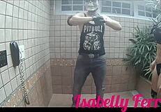 i dress up crossdress with leo skull hot action