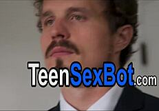 Petite Tomboi Secretary's Tiny Tits Bounce in Quickie Office Fuck