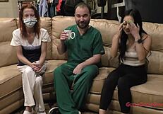 Human Guinea Pigs Blaires Celeste Bound Latex Nurse Humiliation Gaping