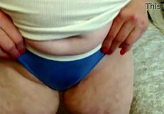 Curvy mature dawnskye1962 flashes tank top panties pov