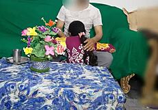 hot indian maid gets fucked doggystyle by friend 😈