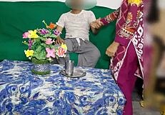 hot indian maid gets fucked doggystyle by friend 😈